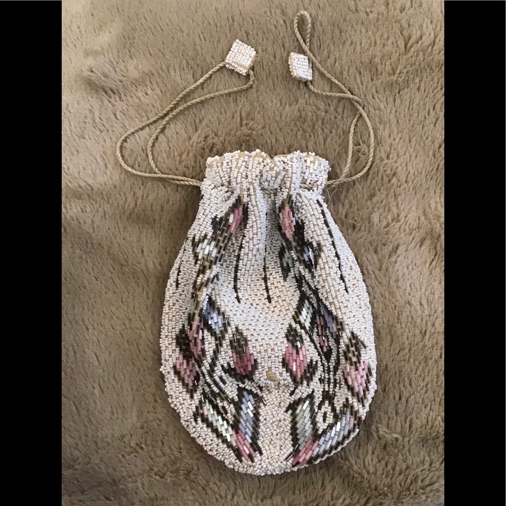 Vintage Czechoslovakian Drawstring Pouch